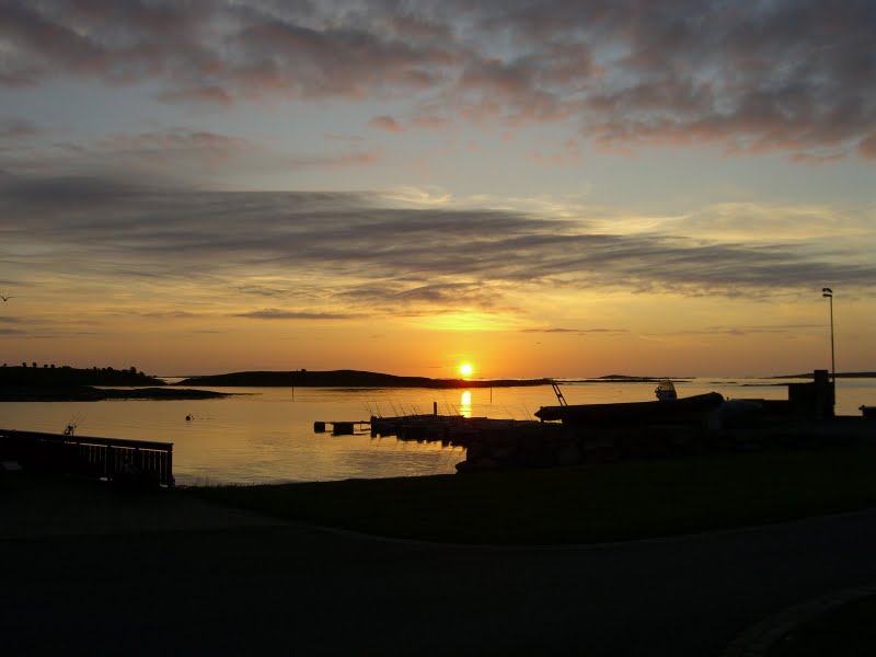 Mitternachtsonne 2 Uhr morgens auf Smøla
